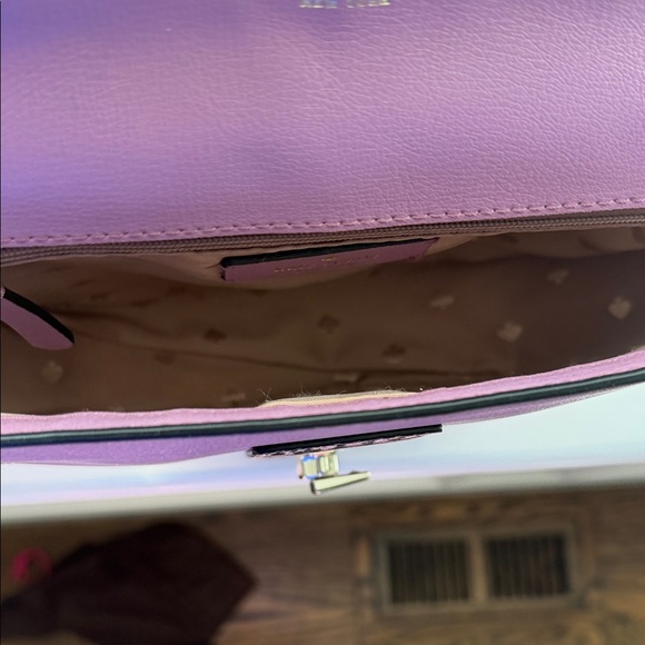 ⭐️Rare⭐️ Kate Spade Stylish Snake Print Crossbody Bag - Purple and Tan - Picture 8 of 16